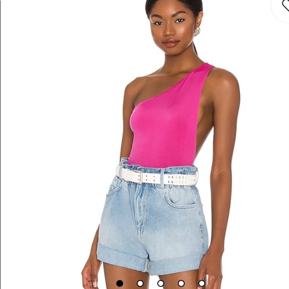 NWT REVOLVE Superdown sammy strap back bodysuit S